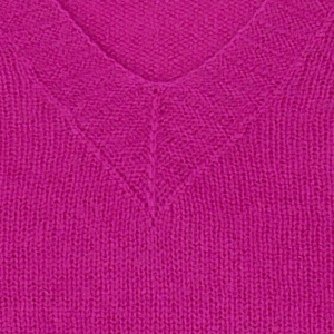 V-Neck Ultralight – Fuxia (100% Cashmere) 5 FuxiaVNEck V