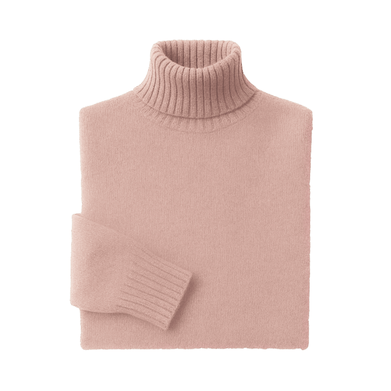 Dolcevita Oversize – Rosa (100% Cashmere)