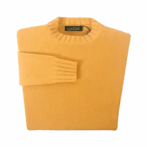 Rundhals Cashmere – Ocra (100% Cashmere)